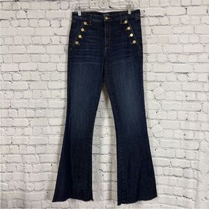 Ramy Brook Dark Blue Helena Flare Jeans 29